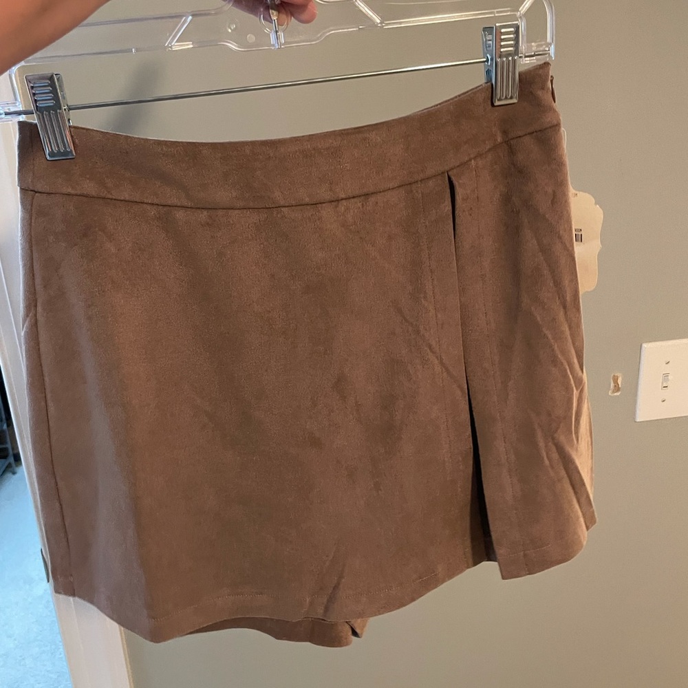 Altar’d State brown suede skort-never worn before and super soft